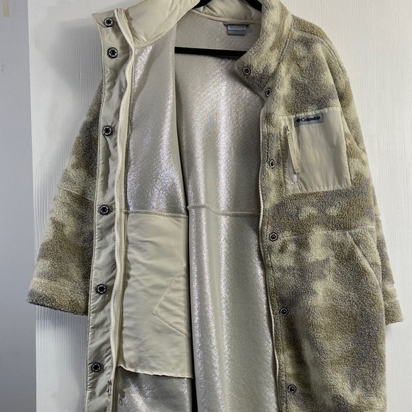 Columbia panorama Beige and Cream Teddy Jacket - Picture 5 of 10